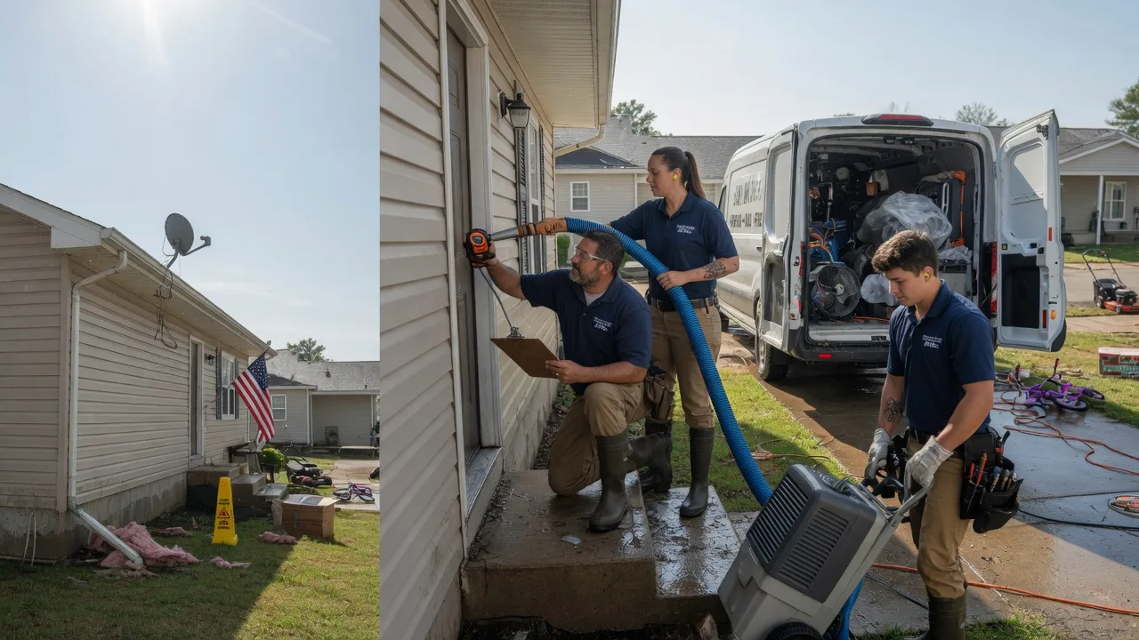Ceiling Water Damage Restoration in Gardner, IL near me